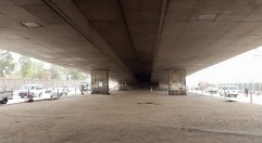 Empty and underused spaces under bridges in Cairo. Source: author 