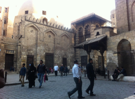Al-Mu’izz li-Dîn Allah Street with renovated monuments; not all of monuments are open for visits – photo: LP