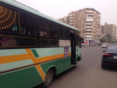 A privately operated minibus under license from the Egyptian authorities (Creative Commons CC-0)